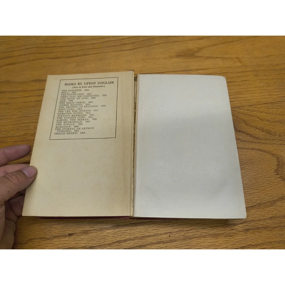 THE GOSLINGS A Study of the American Schools 1st Ed. 1924 ‎ By Upton Sinclair